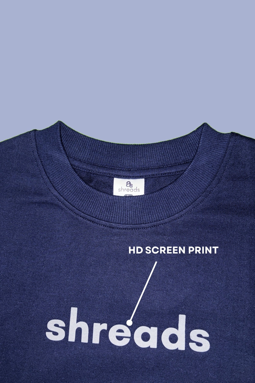 Premium cotton oversized T-Shirt logo detail MOUNT FOREST Shreads
