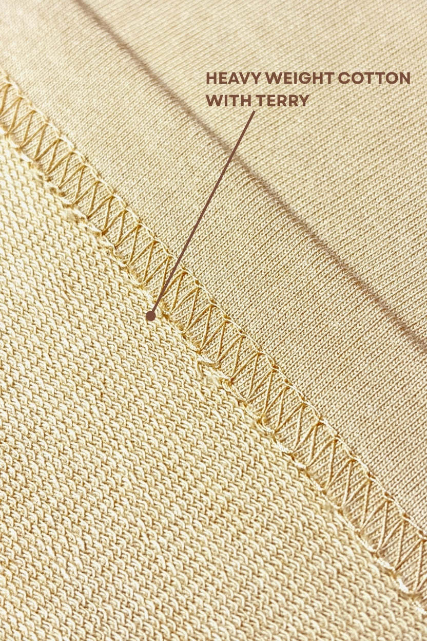 Heavyweight cotton terry oversized T-Shirt texture PHOENIX by SHREADS 
