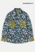 Floral Oversized Cotton Shirt
