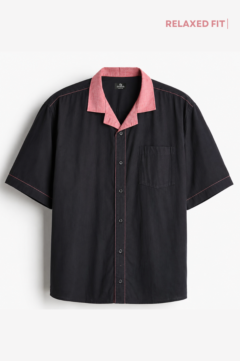 Cotton Poplin Half Sleeve Shirt
