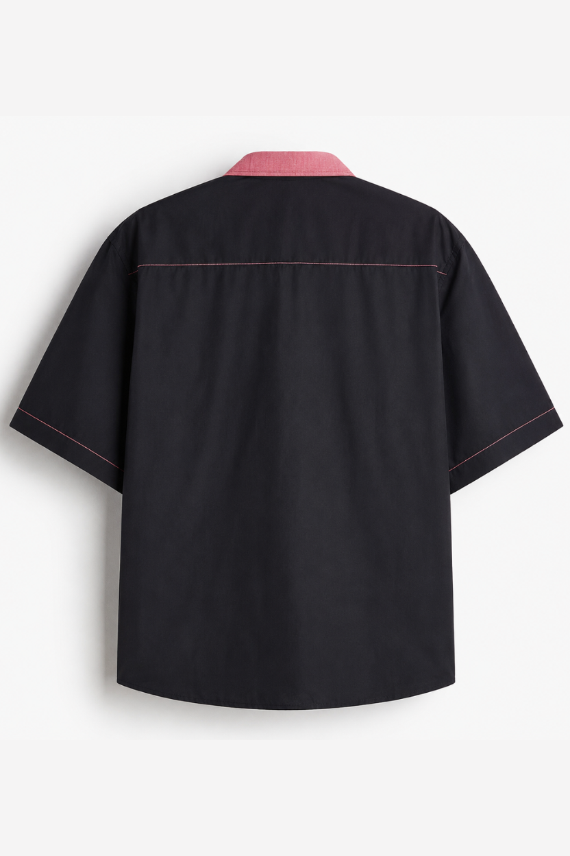 Cotton Poplin Half Sleeve Shirt