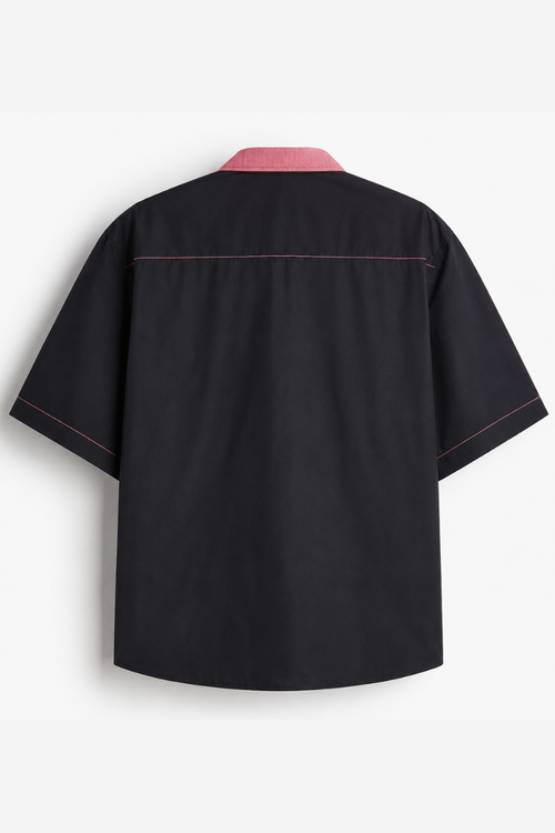 Cotton Poplin Half Sleeve Shirt